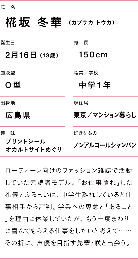 椛坂 冬華のプロフィール